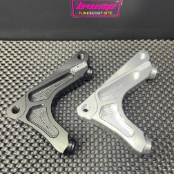 Bracket for Ruckus 4 piston brake caliper billet adapter - pictures 1 - rights to use Tunescoot