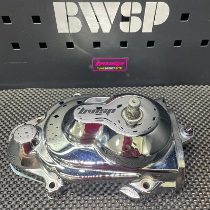 Transmission cover DIO50 AF16 AF18 AF24 BWSP CVT chrome lid  - pictures 2 - rights to use Tunescoot