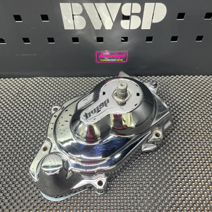 Transmission cover DIO50 AF16 AF18 AF24 BWSP CVT chrome lid  - pictures 1 - rights to use Tunescoot