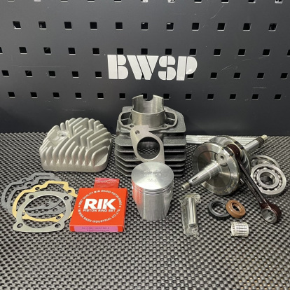 DIO50 big bore kit 127cc air cooled 55mm cylinder set 53.4mm forged crankshaft  - pictures 1 - rights to use Tunescoot