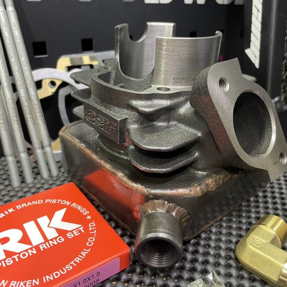 Cylinder kit 55mm for DIO50 53.4mm crankshaft +4.4 long stroke  with billet head and radiator  - pictures 20 - rights to use Tun Cylinder kit 55mm for DIO50 53.4mm crankshaft +4.4 long stroke  with billet head and radiator  - pictures 20 - rights to use Tun