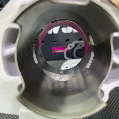 Ceramic cylinder set 54mm for JOG90 JOG50 110cc kit with head  - pictures 5 - rights to use Tunescoot Ceramic cylinder set 54mm for JOG90 JOG50 110cc kit with head  - pictures 5 - rights to use Tunescoot