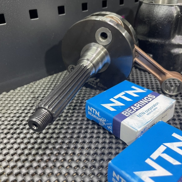 Big bore kit 130cc Bws100 4VP water cooling 56mm cylinder 53mm crankshaft - pictures 8 - rights to use Tunescoot