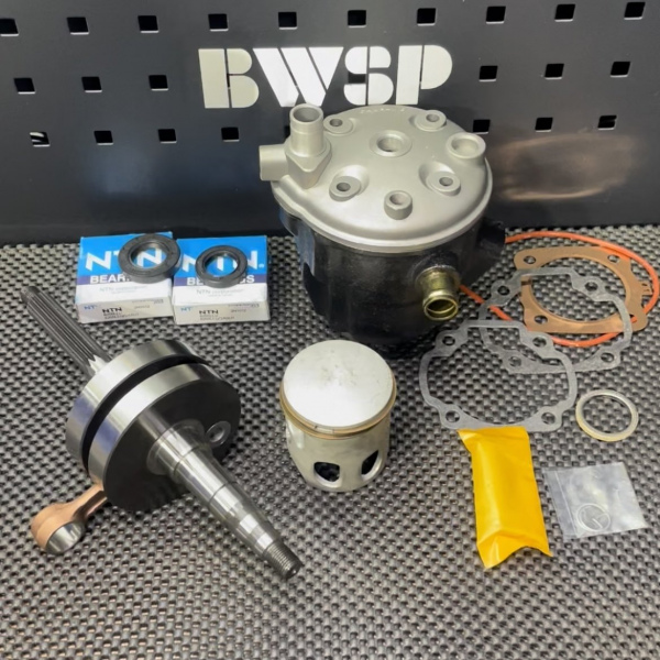 Big bore kit 130cc Bws100 4VP water cooling 56mm cylinder 53mm crankshaft - pictures 2 - rights to use Tunescoot