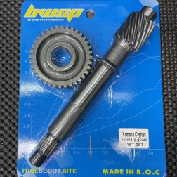Primary gears for Cygnus125 5ML transmission set 15/36T - pictures 1 - rights to use Tunescoot