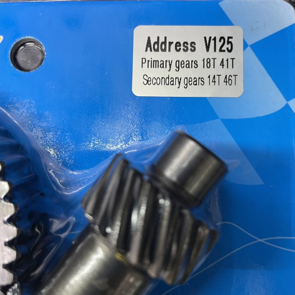 Gears set for Address V125 125-150cc full transmission kit primary and secondary  - pictures 6 - rights to use Tunescoot