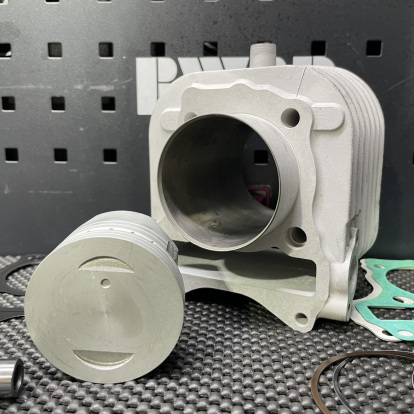 Ceramic cylinder kit 61mm for Address V125 160cc  - pictures 4 - rights to use Tunescoot