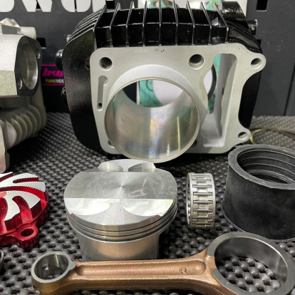 Big bore kit 180cc for Honda Grom Msx125 set with four valves head and 63mm cylinder  - pictures 11 - rights to use Tunescoot
