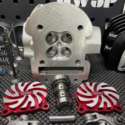 Big bore kit 180cc for Honda Grom Msx125 set with four valves head and 63mm cylinder  - pictures 3 - rights to use Tunescoot