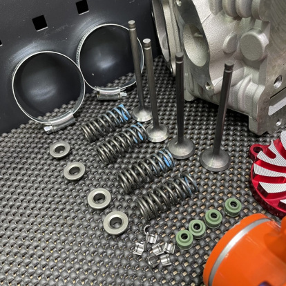 Big bore kit 180cc for Honda Grom Msx125 set with four valves head and 63mm cylinder  - pictures 10 - rights to use Tunescoot