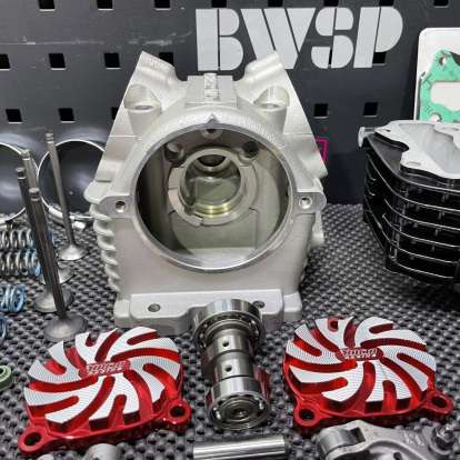 Big bore kit 180cc for Honda Grom Msx125 set with four valves head and 63mm cylinder  - pictures 2 - rights to use Tunescoot