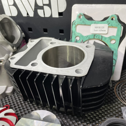 Big bore kit 180cc for Honda Grom Msx125 set with four valves head and 63mm cylinder  - pictures 14 - rights to use Tunescoot
