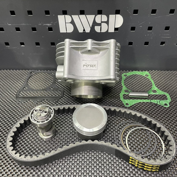 Cylinder set for Address V125 kit with forged piston 65.5mm high angle camshaft and belt MTRT  - pictures 3 - rights to use Tune