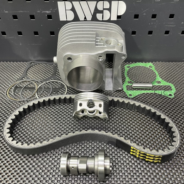 Cylinder set for Address V125 kit with forged piston 65.5mm high angle camshaft and belt MTRT  - pictures 4 - rights to use Tune