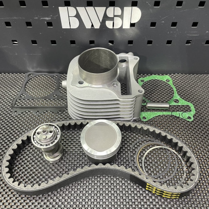 Cylinder set for Address V125 kit with forged piston 65.5mm high angle camshaft and belt MTRT  - pictures 2 - rights to use Tune