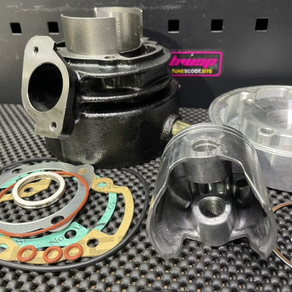 Cylinder set 54mm Dio50 Af18 water cooling round 125cc kit with head  - pictures 6 - rights to use Tunescoot Cylinder set 54mm Dio50 Af18 water cooling round 125cc kit with head  - pictures 6 - rights to use Tunescoot