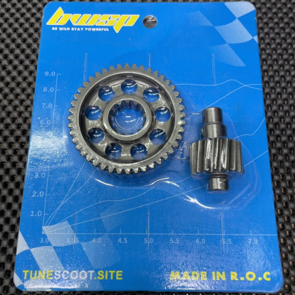 Secondary gears 18/44T for Address V125 transmission set  - pictures 1 - rights to use Tunescoot