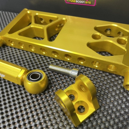 Dio50 Af18 frame extension billet stretch mount kit BWSP  - 10