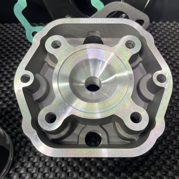 Ceramic cylinder kit 50mm for Derbi Senda 2004 water cooling big bore set with head  - pictures 9 - rights to use Tunescoot