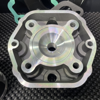 Ceramic cylinder kit 50mm for Derbi Senda 2004 water cooling big bore set with head  - pictures 9 - rights to use Tunescoot