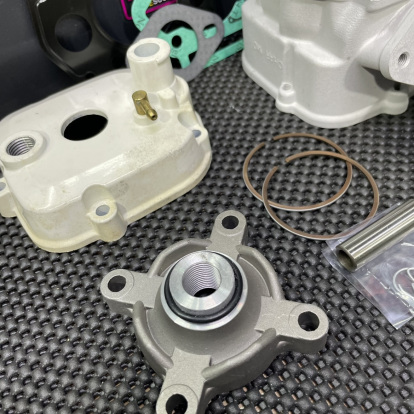 Ceramic cylinder kit 50mm Derbi Senda 2006 big bore water cooling set with head  - pictures 9 - rights to use Tunescoot