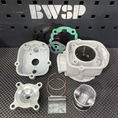 Ceramic cylinder kit 50mm Derbi Senda 2006 big bore water cooling set with head  - pictures 2 - rights to use Tunescoot