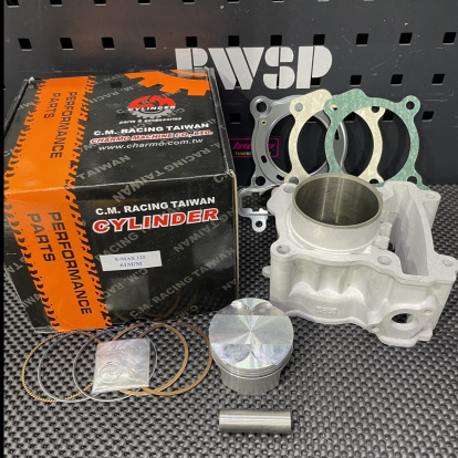 Ceramic cylinder kit 61mm for XMAX125 water cooling 170cc  - pictures 9 - rights to use Tunescoot