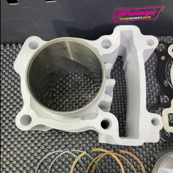 Ceramic cylinder kit 61mm for XMAX125 water cooling 170cc  - pictures 5 - rights to use Tunescoot