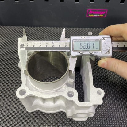 Ceramic cylinder kit 61mm for XMAX125 water cooling 170cc  - pictures 7 - rights to use Tunescoot