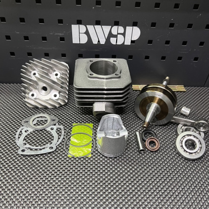 Big bore kit 130cc Dio50 Af18 cylinder 54.5mm 55mm crankshaft 53mm  - 3