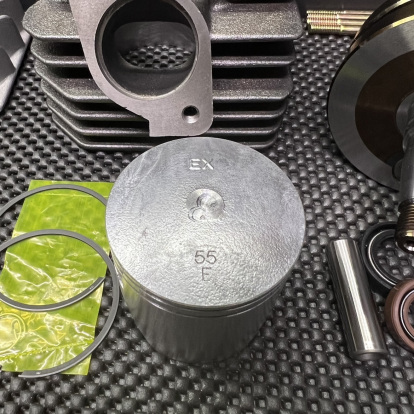 Big bore kit 130cc Dio50 Af18 cylinder 54.5mm 55mm crankshaft 53mm  - 6