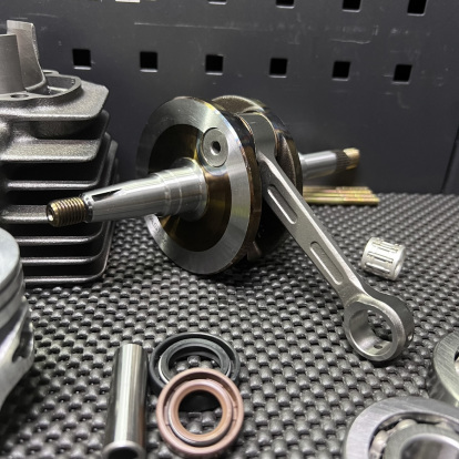 Big bore kit 130cc Dio50 Af18 cylinder 54.5mm 55mm crankshaft 53mm  - 8