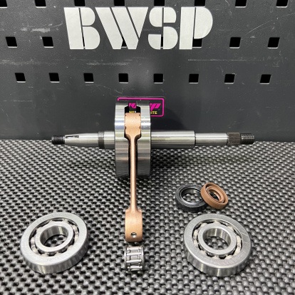 Crankshaft 52.6mm Dio50 AF18 with bearings and oil seals  - 2