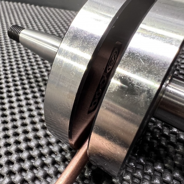 Crankshaft 52.6mm Dio50 AF18 with bearings and oil seals  - 6