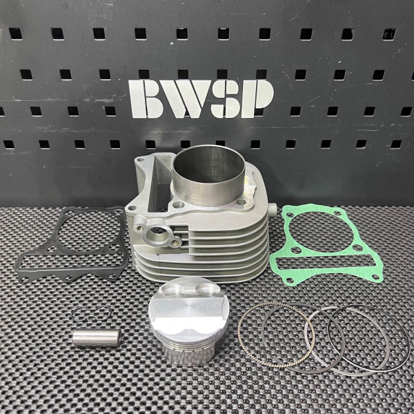 Cylinder kit 66mm for Address V125 four valves 192cc big bore with FJN forged piston  - pictures 4 - rights to use Tunescoot