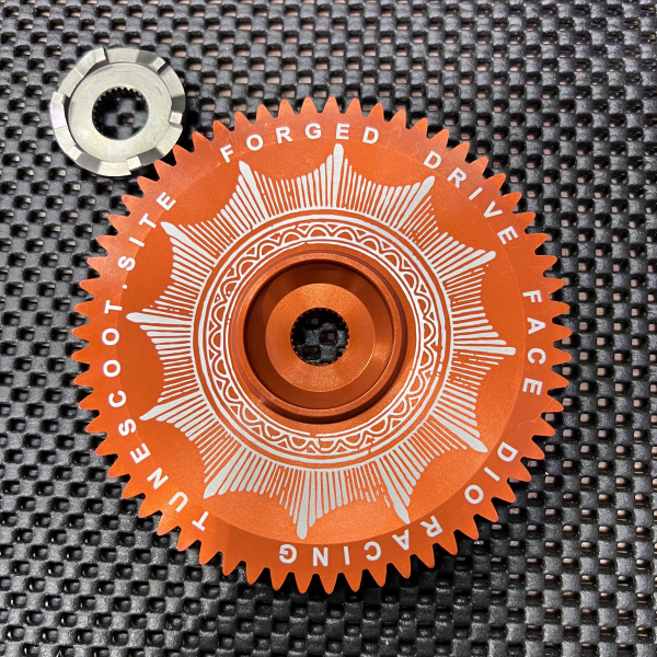 Billet drive face for Dio50 Af18 BWSP  - 9