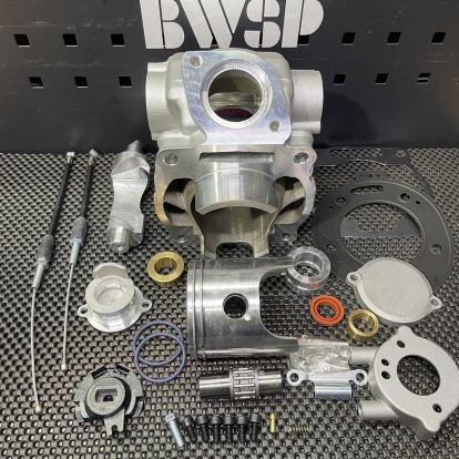 Cylinder set Dt230 Lanza230 66.8mm kit with exhaust valve assembly  - pictures 2 - rights to use Tunescoot