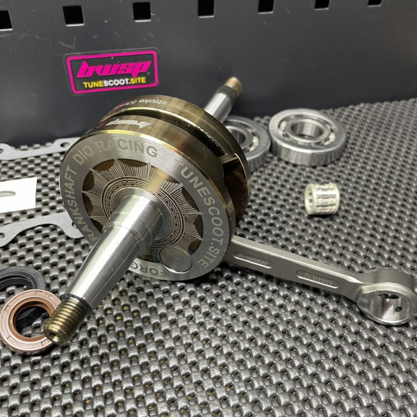 Forged crankshaft 53mm for Dio50 Af18 +4 long stroke BWSP set  - 15