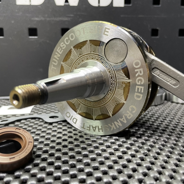 Forged crankshaft 53mm for Dio50 Af18 +4 long stroke BWSP set  - 6