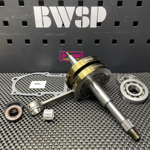 Forged crankshaft 53mm for Dio50 Af18 +4 long stroke BWSP set  - 4