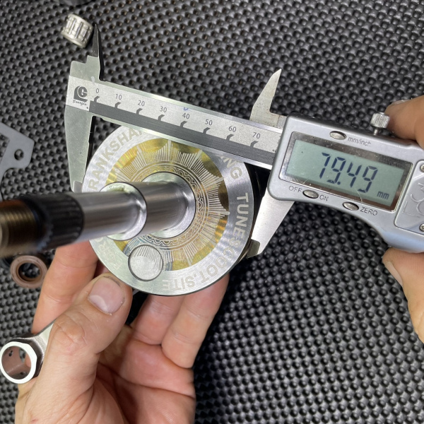 Forged crankshaft 53mm for Dio50 Af18 +4 long stroke BWSP set  - 7