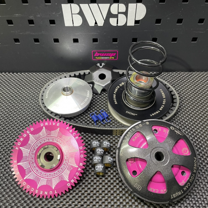 CVT kit for Dio50 Af18 with 92mm variator forged drive face and light clutch - pictures 1 - rights to use Tunescoot