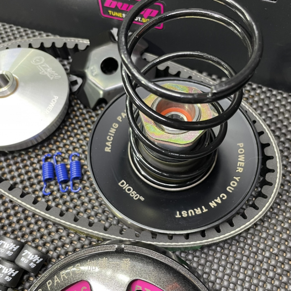 CVT kit for Dio50 Af18 with 92mm variator forged drive face and light clutch  - 14
