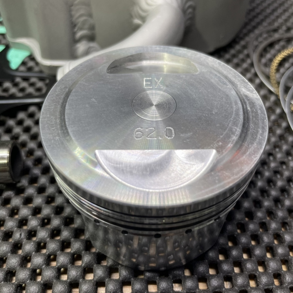 Cylinder kit 62mm 2V for Ruckus 157qmb water cooling two valves  - pictures 5 - rights to use Tunescoot