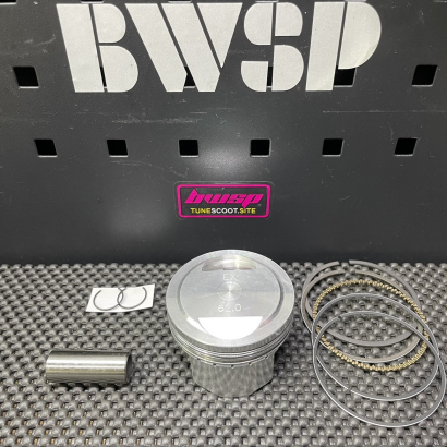 Forged piston kit 62mm 2V for Ruckus 157qmb two valves - pictures 1 - rights to use Tunescoot
