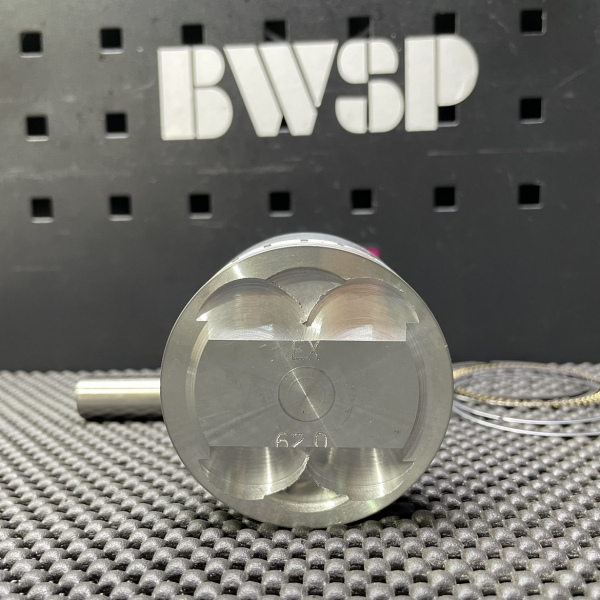 Forged piston kit 62mm 4V for Ruckus 157qmb four valves  - pictures 2 - rights to use Tunescoot