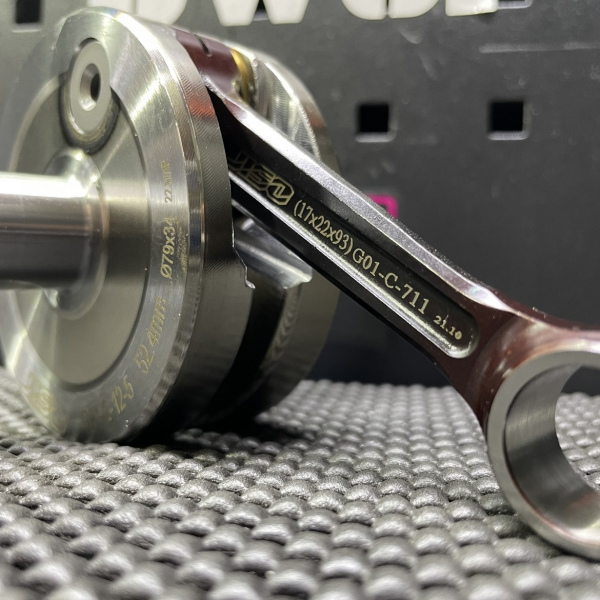 Crankshaft 52.4mm for DIO50 AF18 JISO  - pictures 8 - rights to use Tunescoot