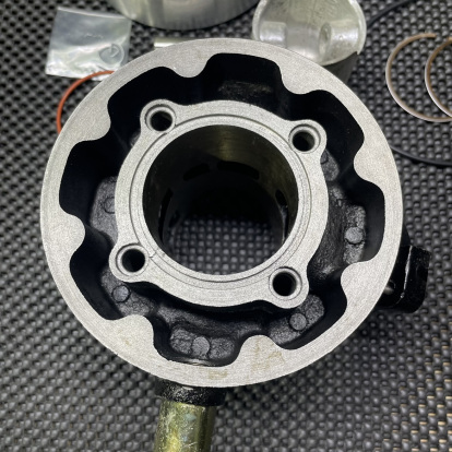 Cylinder set 50mm for Dio50 Af18 with head water cooling round 92cc kit - pictures 4 - rights to use Tunescoot Cylinder set 50mm for Dio50 Af18 with head water cooling round 92cc kit - pictures 4 - rights to use Tunescoot