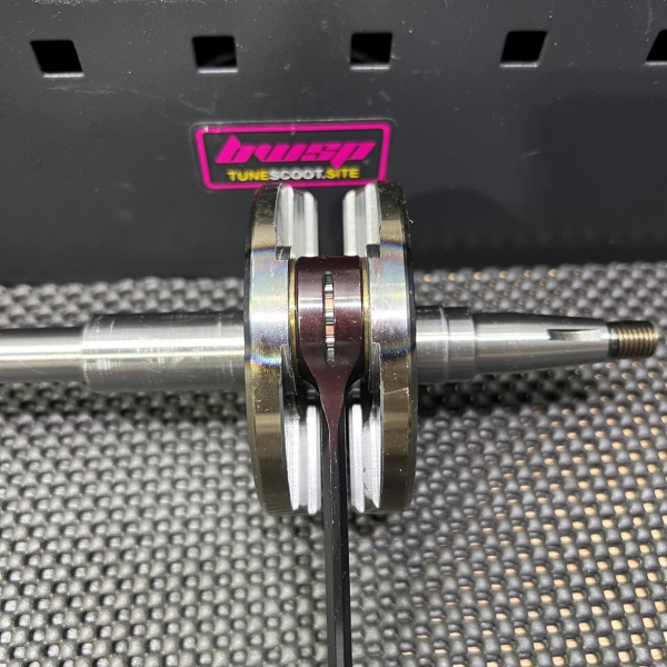 Crankshaft 56mm for Dio50 Af18 JISO 700 long stroke +7mm  - pictures 7 - rights to use Tunescoot