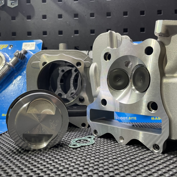 Big bore set 2V 175cc for Address V125 kit with two valves head EX24/IN28mm and 63.5mm cylinder  - pictures 5 - rights to use Tu